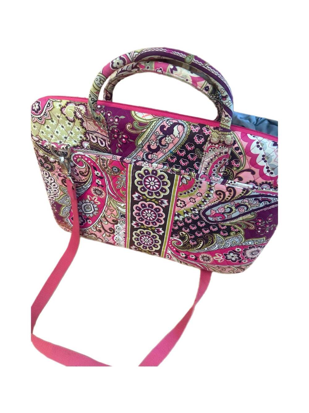 Vera Bradley Very Berry Paisley Hard Shell Laptop Computer Case